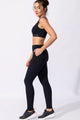 Legging Modeladora com Bolsos na Frente Preta