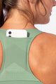 Top de Sustentação com Bolsinho Verde Velocity