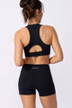 Short Modelador com Bolso Lateral Preto