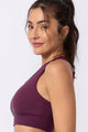 Top com Bolso Anticelulite Roxo