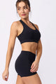 Short Modelador com Bolso Lateral Preto