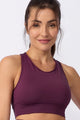 Top com Bolso Anticelulite Roxo