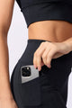 Conjunto Short com Bolso Texturizado Preto