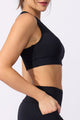 Short Modelador com Bolso Lateral Preto