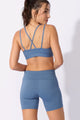 Conjunto Bermuda Texturizado China Blue