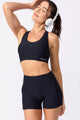 Short com Bolso Textura Cannes Preta