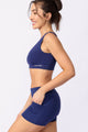 Short Modelador com Bolso Lateral Marinho