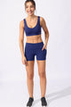 Short Modelador com Bolso Lateral Marinho