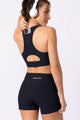 Short com Bolso Textura Cannes Preta