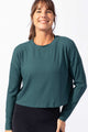 Blusa Canelada Verde Submarine