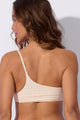 Top Ombro Só Alcinha Textura Off White