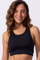 Top com Bolso Anticelulite Preto