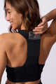 Top com Bolso Anticelulite Preto