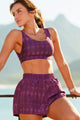 Conjunto Top Regata e Short com Bolso Floral Zen