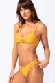 Biquíni Transpassado com Calcinha Bombom Amarelo