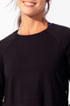 Casaco Cropped Raglan Preto