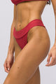 Calcinha com Cós Texturizada Mauve