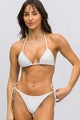 Biquíni Top Cortininha e Calcinha de Amarrar Branca