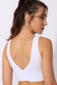 Top Cós Transpassado Branco