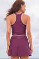 Short Saia Wonder Texturizado Roxo