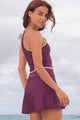 Short Saia Wonder Texturizado Roxo