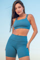Conjunto Bermuda Texturizado China Blue