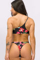 Biquíni Ombro Só de Alcinha com Calcinha Borboleta Romã