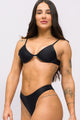 Biquíni Slim e Calcinha Básica Preto