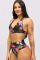 Biquíni Cortinão Fixo com Calcinha Cós de Virar Inspirar