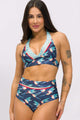 Biquíni Cortinão Fixo com Calcinha Cós de Virar Voar