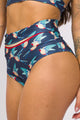 Biquíni Cortinão Fixo com Calcinha Cós de Virar Voar
