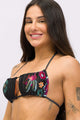 Top Biquíni Cortininha Quadrado Estampa Radiante