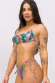 Biquíni Quadrado e Calcinha de Amarrar Jardim de Sol