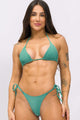 Biquíni Cortininha com Calcinha Lacinho Verde