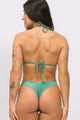 Biquíni Cortininha Quadrada com Calcinha Asa Delta Verde