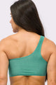 Top Biquíni Ombro Só Texturizado Verde