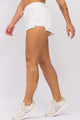 Short com Fenda Branco