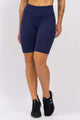 Bermuda Biker de Poliamida Marinho