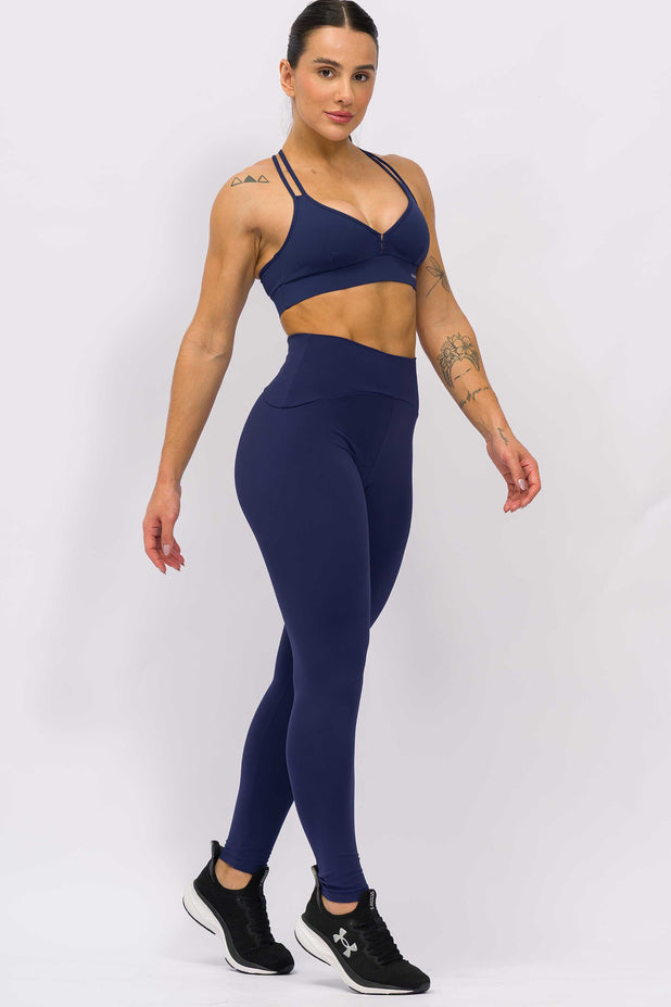 Top Alças Duplas com Bojo Marinho