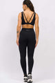 Top com Tiras nas Costas e Bojo Preto