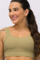 Top Regata com Bojo Texturizado Bege