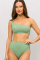 Biquíni Ombro Só com Calcinha Hot Pants Alecrim