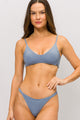 Biquíni 2 em 1 com Calcinha Borboleta Azul