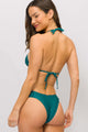 Biquíni Top Cortininha e Calcinha Bombom Sea Weed