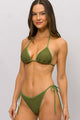 Biquíni Top Cortininha e Calcinha de Amarrar Orégano