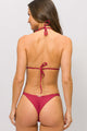 Biquíni Top Cortininha e Calcinha Borboleta Pink