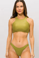 Biquíni Beach com Calcinha Asa Delta Pistache