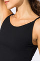 Cropped Alcinha Canelado Preto