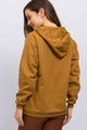 Casaco de Moletom com Capuz Free Spirit Cáqui