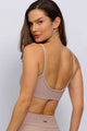 Top Alcinha Canelado Bege
